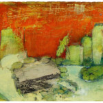 Fleuve gravé<br />39,5 x 49 cm Fleuve gravé