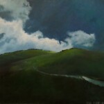 Au vent, les heures<br />80 x 80 cm Au vent, les heures