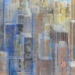 New York vers le sud<br />45 x 28 cm New York vers le sud