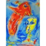 Affiche lithographie<br />28,5 x 19 cm Affiche lithographie